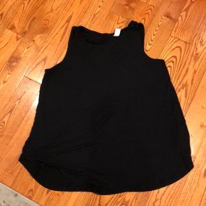 Black tank top